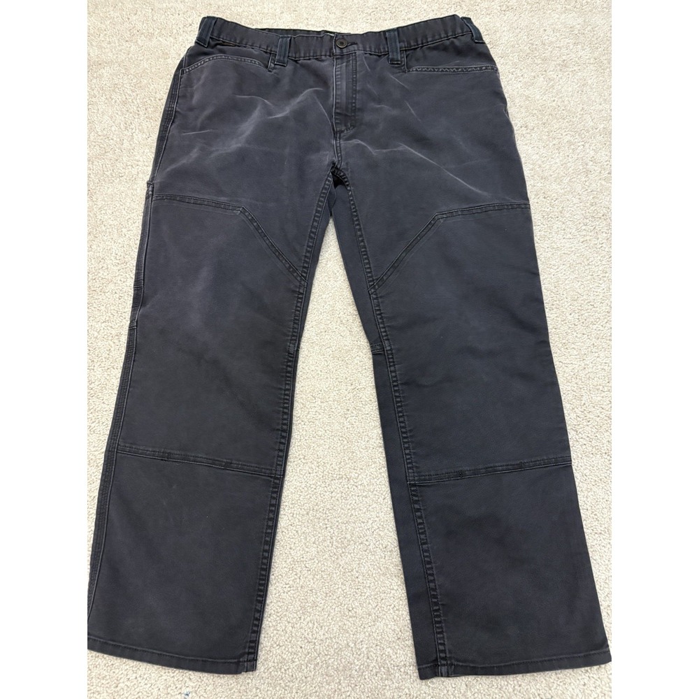Mens Timberland Flex PR Straight Fit Navy Blue Double Knee Pants Size 40/30 VTG